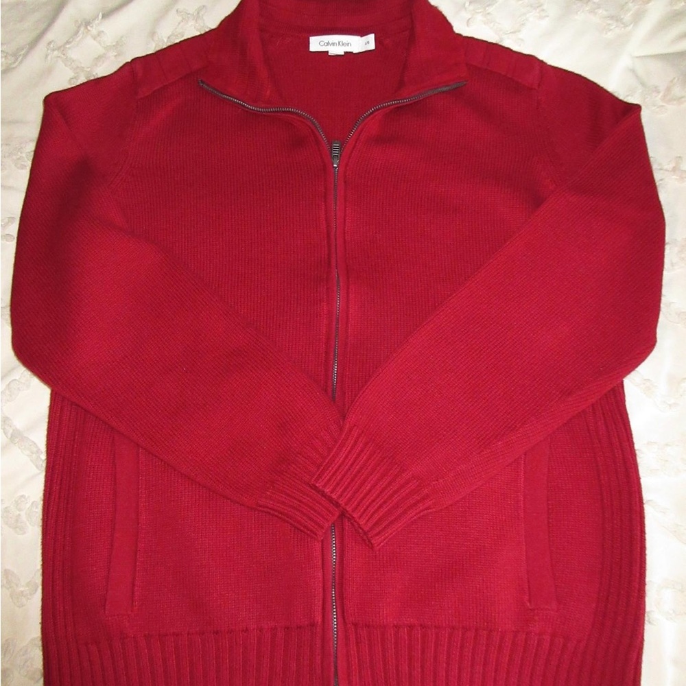 Calvin Klein Men's Red Sweater